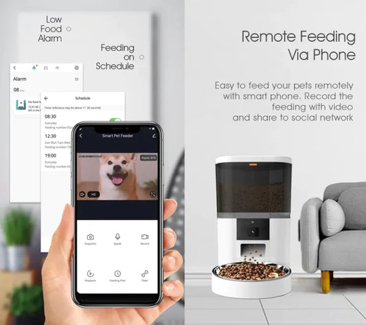 AutoServe Pet Feeder With Camera