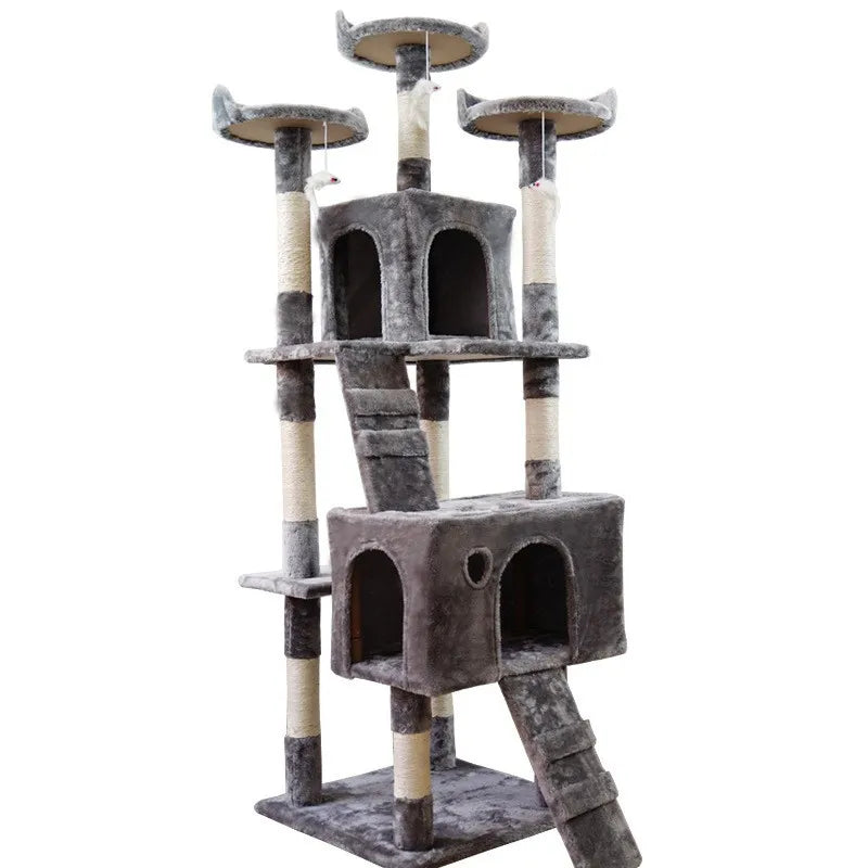 Large Gray Cat Tree