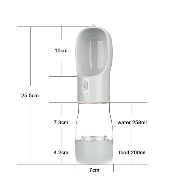 Travel Water & Food Bottle