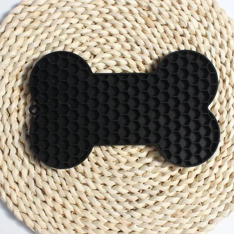 Bone Silicone Pet Lick Mat