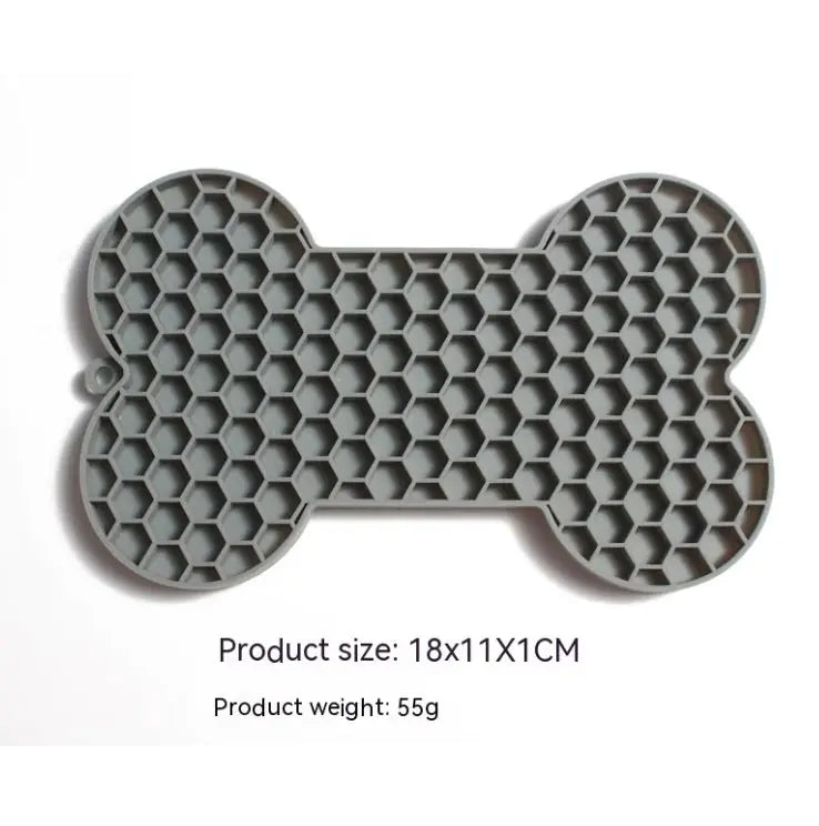 Bone Silicone Pet Lick Mat