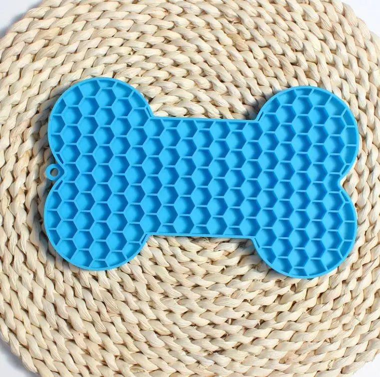 Bone Silicone Pet Lick Mat