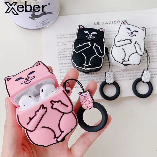 Cat Themed AirPods Case