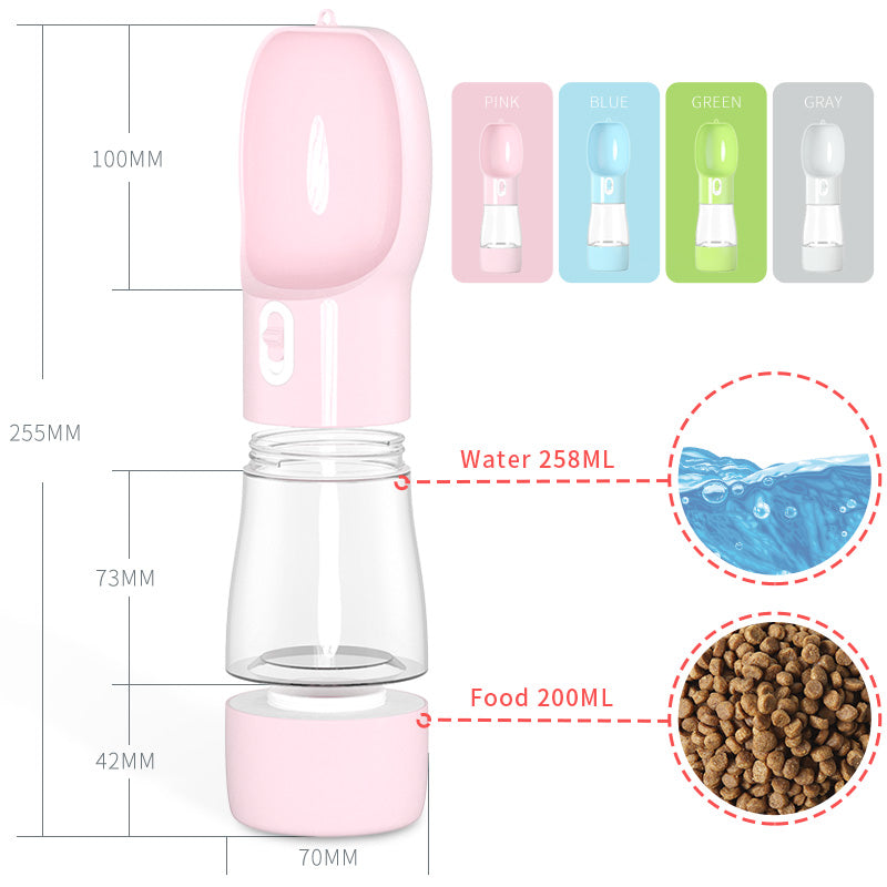 Travel Water & Food Bottle